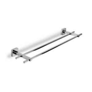 Croydex Camberwall Double Towel Rail - Chrome