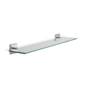 Croydex Chester Glass Shelf - Chrome