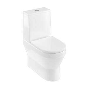 Curve2 rimless back to wall close coupled WC including soft close seat